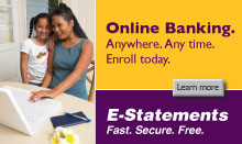 Online Banking & E-statements